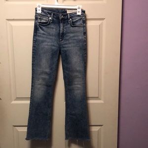 Rag and bone size 25, Nina, high-rise, ankle flare